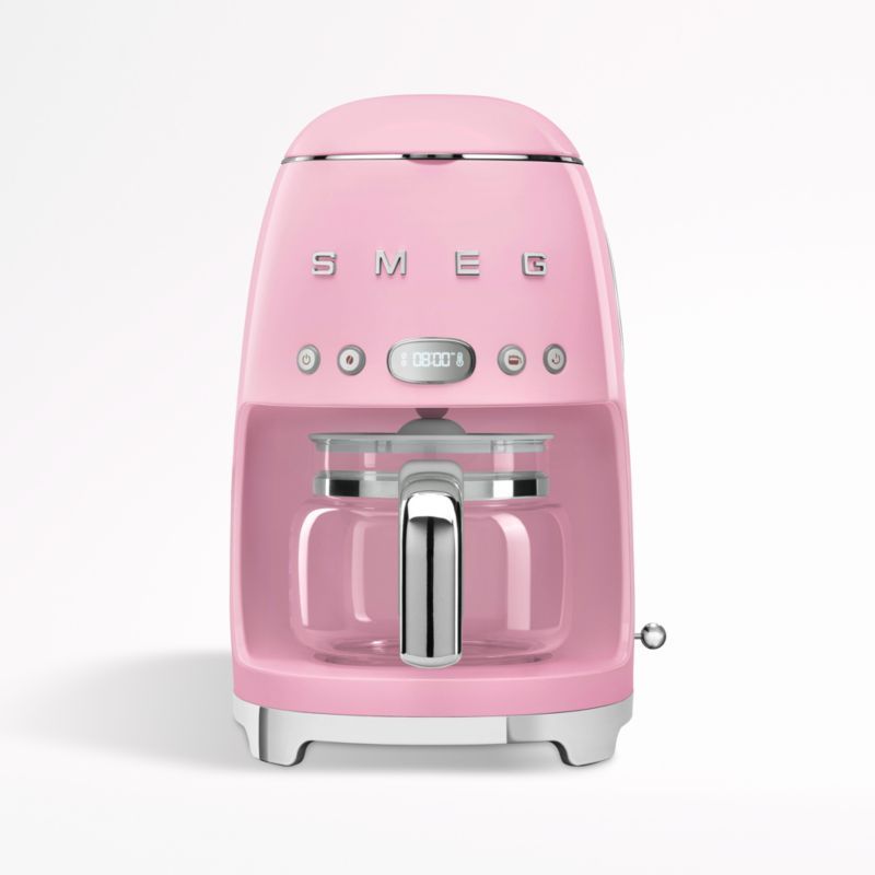 Smeg Pink Drip Coffee Maker + Reviews | Crate & Barrel | Crate & Barrel