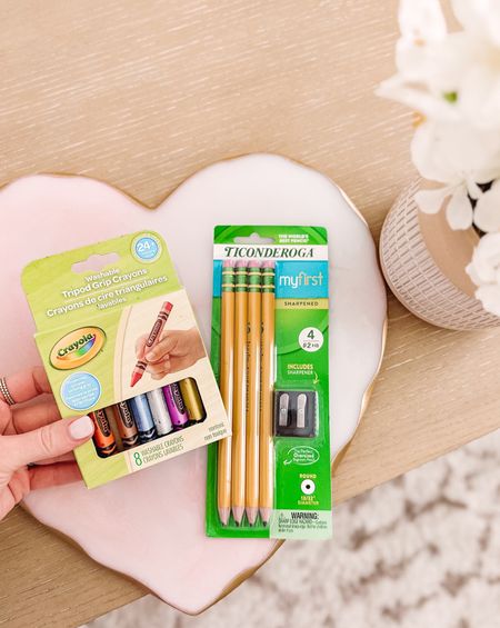 School Readiness | Proper writing grip promoting pencils + crayons! Love that they don’t roll for my toddler 🤌🏼

#LTKhome #LTKfindsunder50 #LTKkids