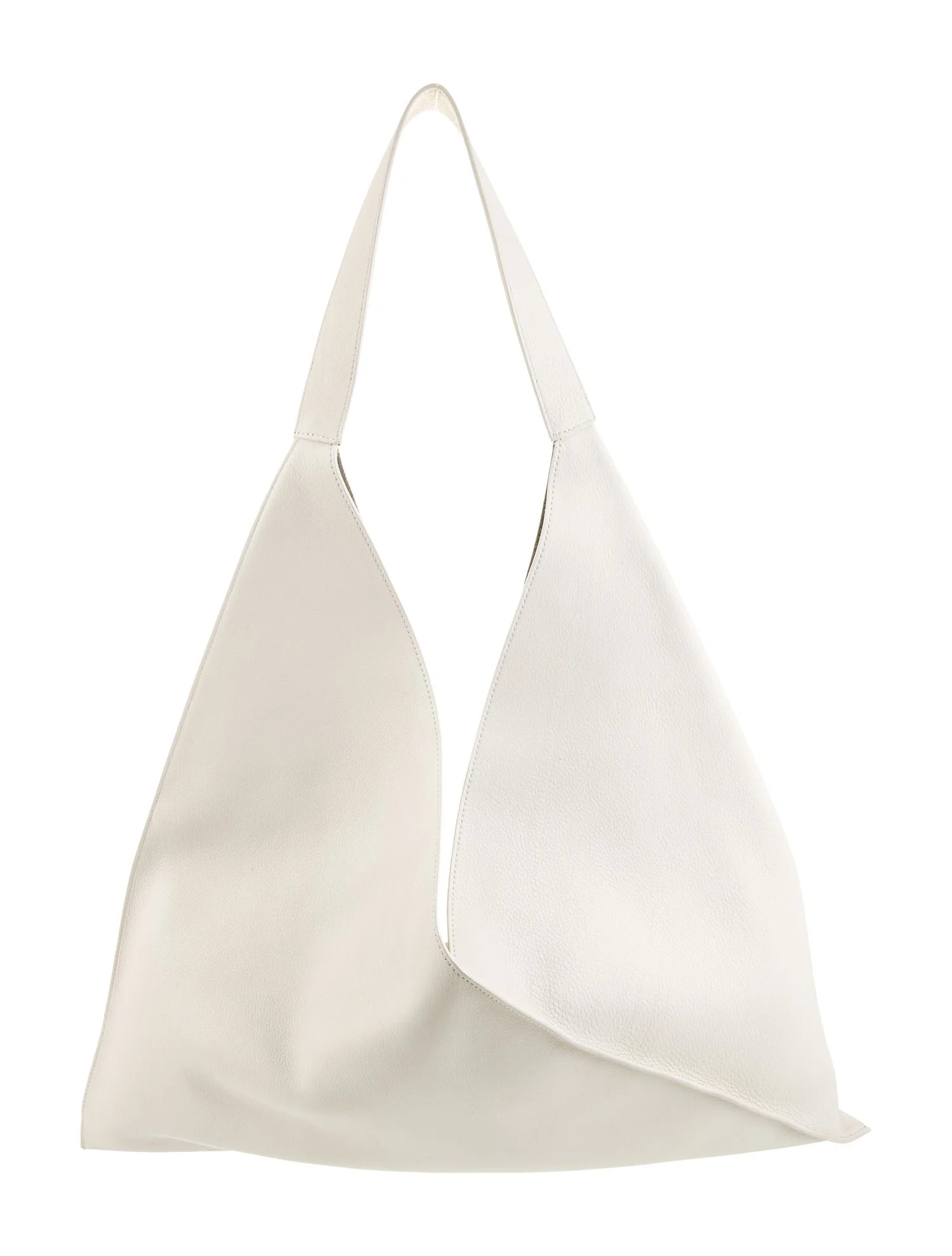 Khaite Leather Hobo - Neutrals Hobos, Handbags - KHAIT84181 | The RealReal | The RealReal