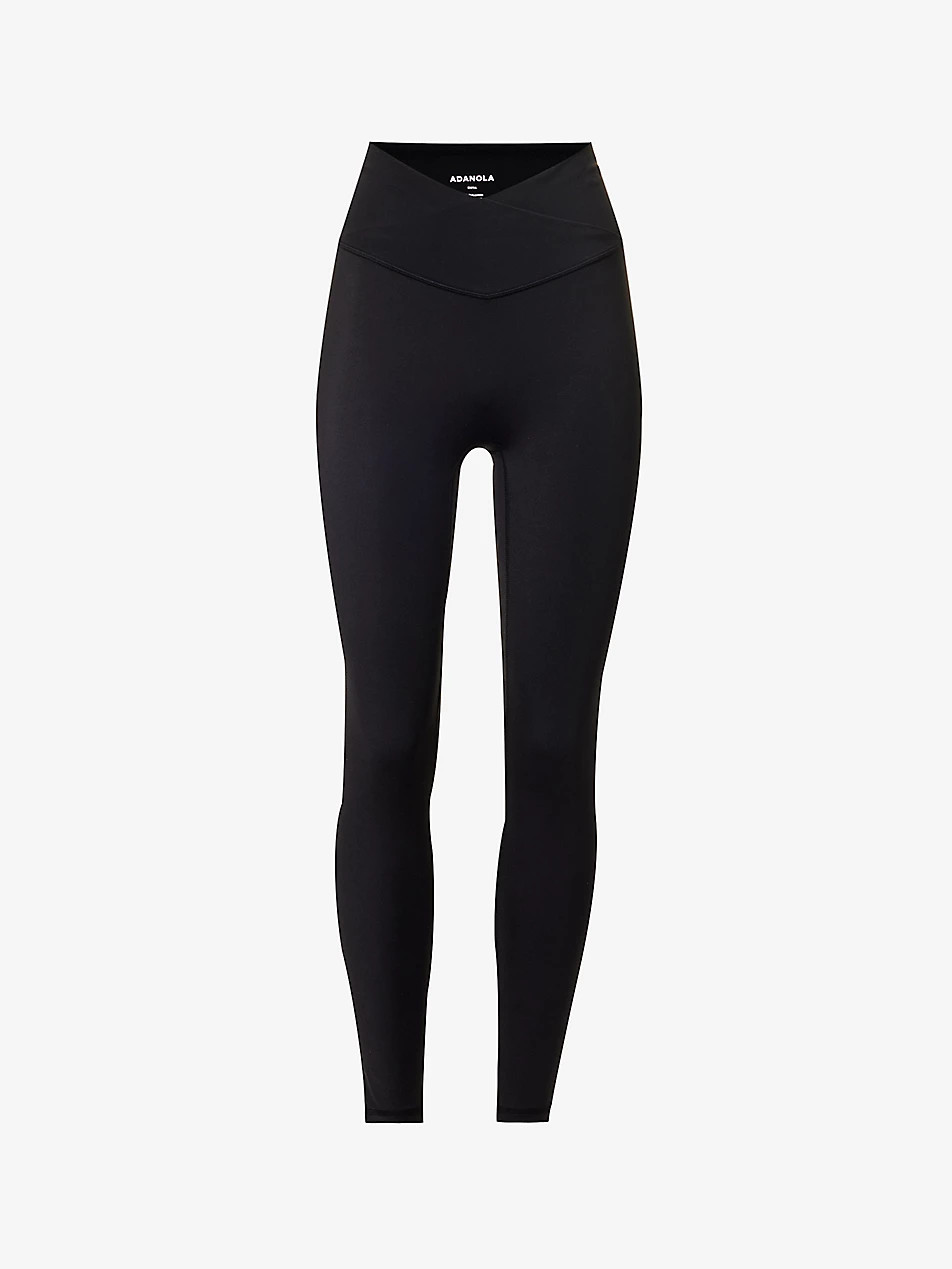 Ultimate wrap-over high-rise stretch-woven leggings | Selfridges