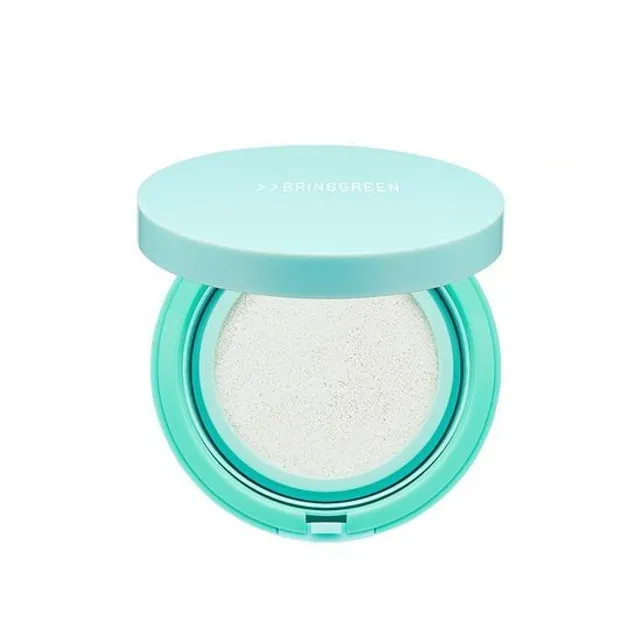 BRING GREEN - Tea Tree Cica Tone-Up Sun Cushion | YesStyle | YesStyle.com