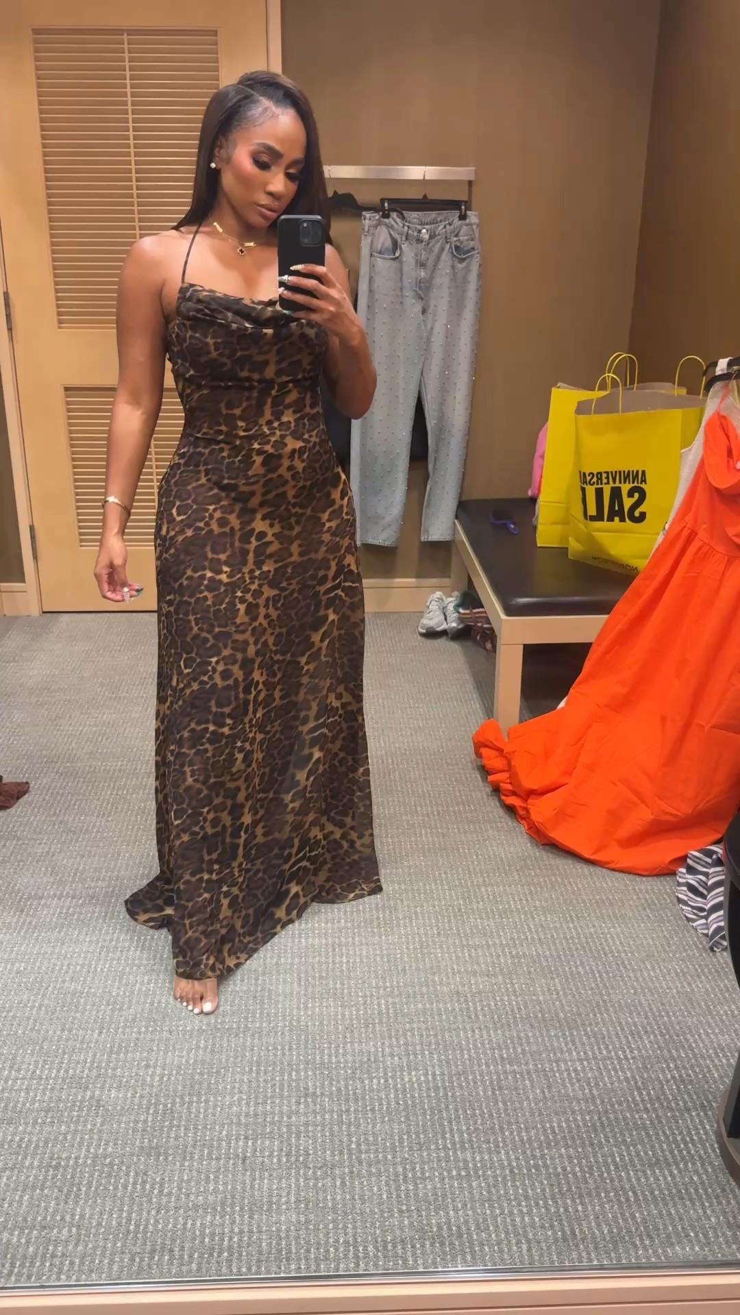 Animal print cowl neck chiffon flowy maxi dress from Naked Wardrobe find!!

#LTKSaleAlert #LTKStyleTip #LTKFindsUnder100