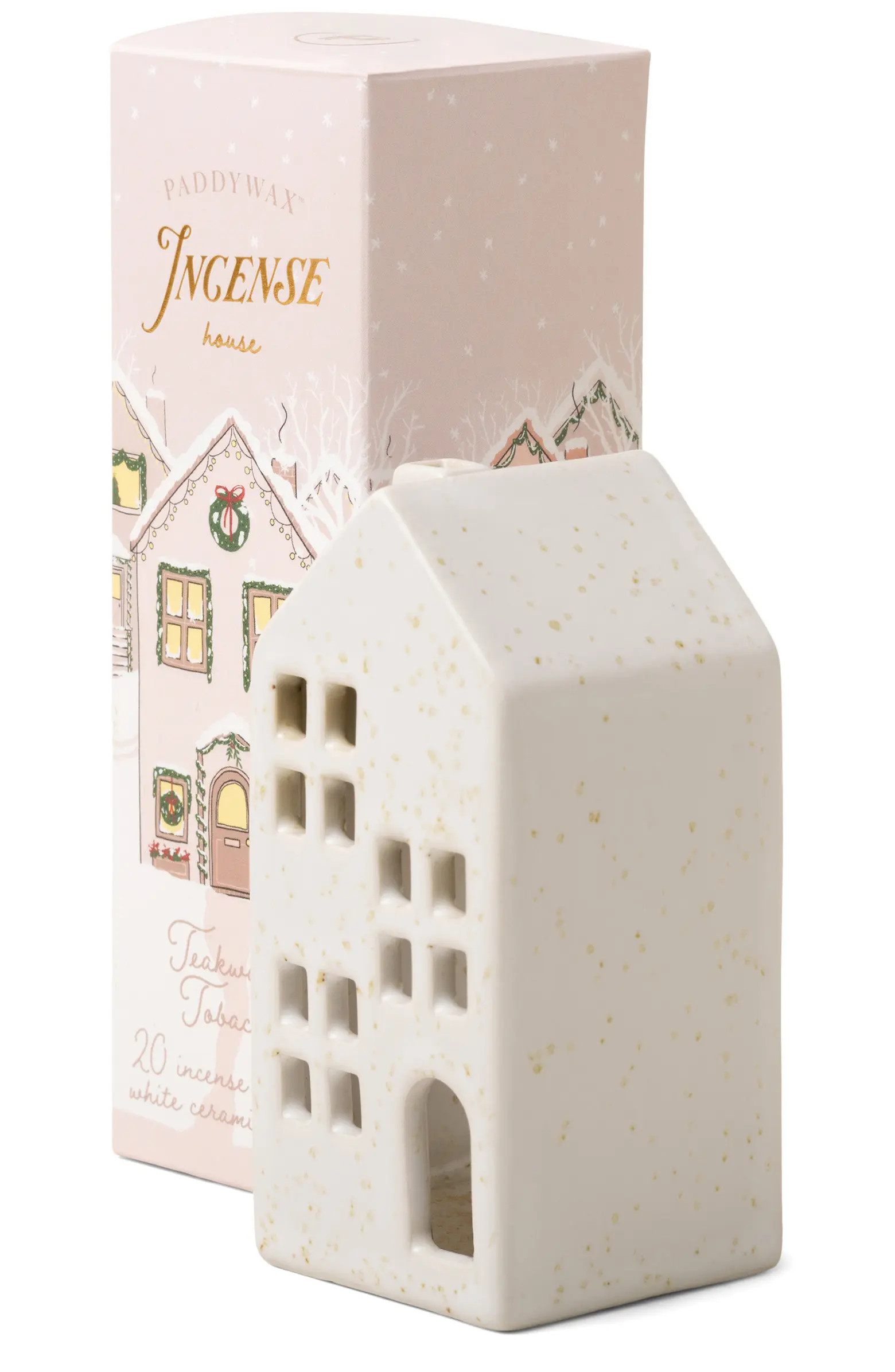Teakwood & Tobacco Incense Ceramic House | Nordstrom
