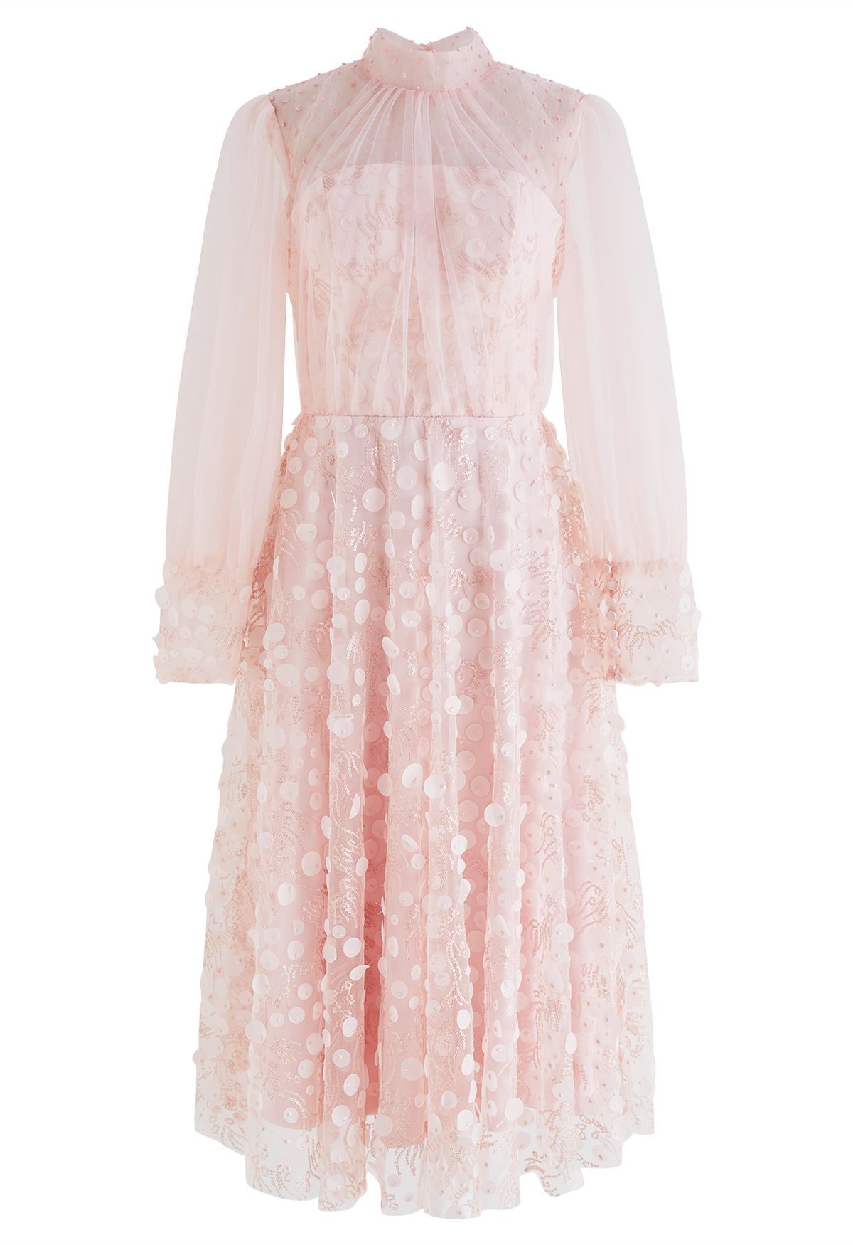 Dreamtime Pink Mesh Tulle Dress | Chicwish