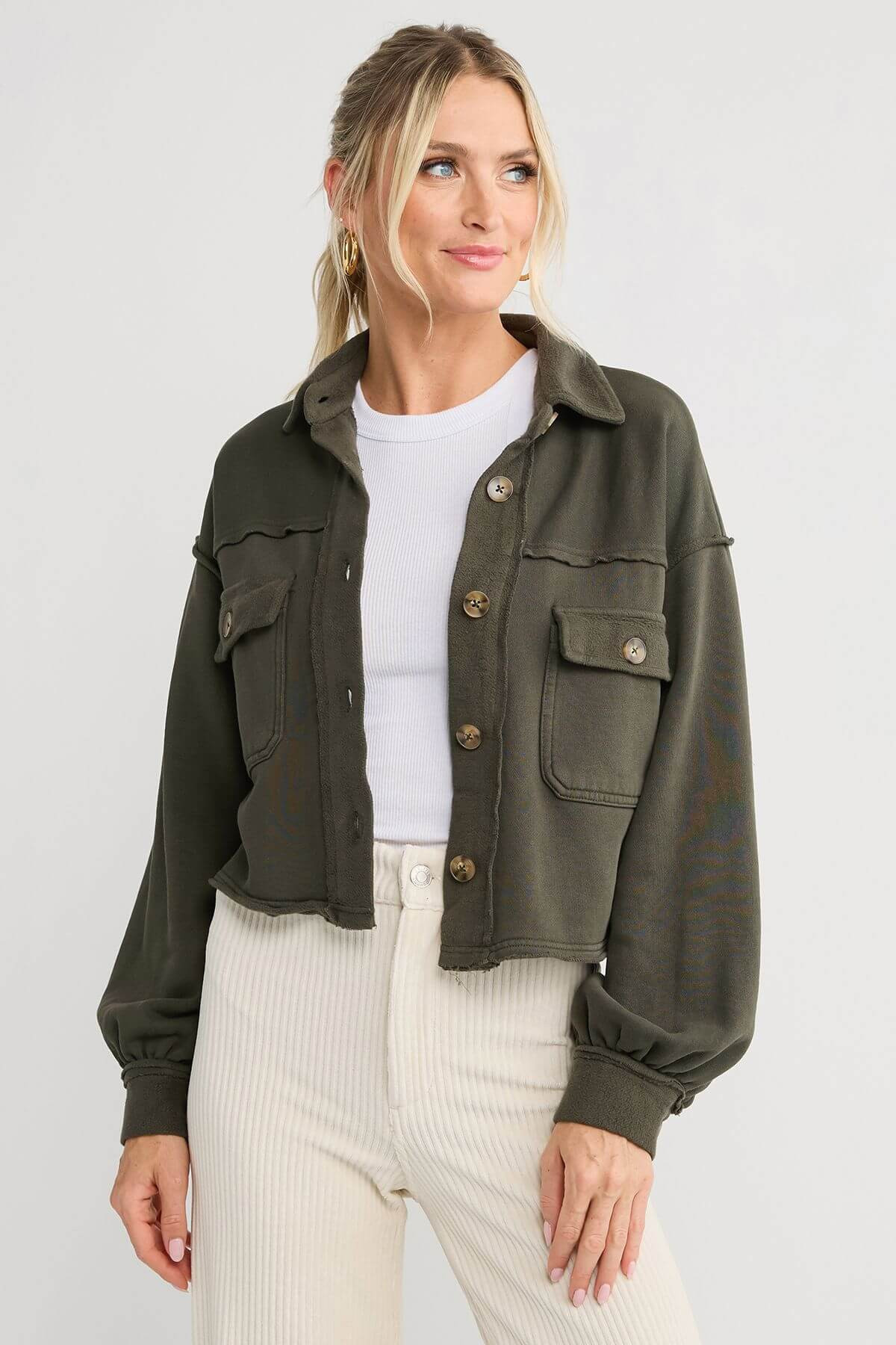 Z Supply Abbott Cropped Jacket | Social Threads