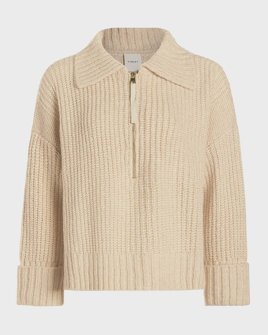 Amelia Half-Zip Knit Pullover | Neiman Marcus