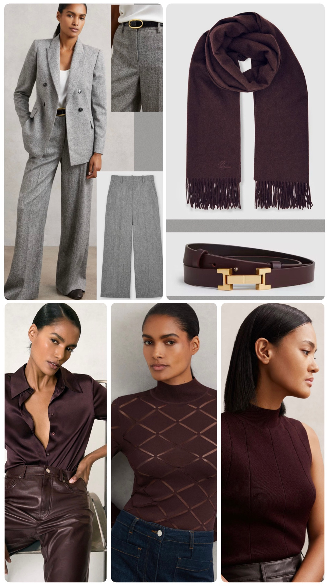 Here is my lovely grey textured suit and a scarf and belt that I bought recently at REISS.
The bag is from STRATHBERRY and the earrings are from MANGO.

#LTKstyletip #LTKwinter #LTKuk