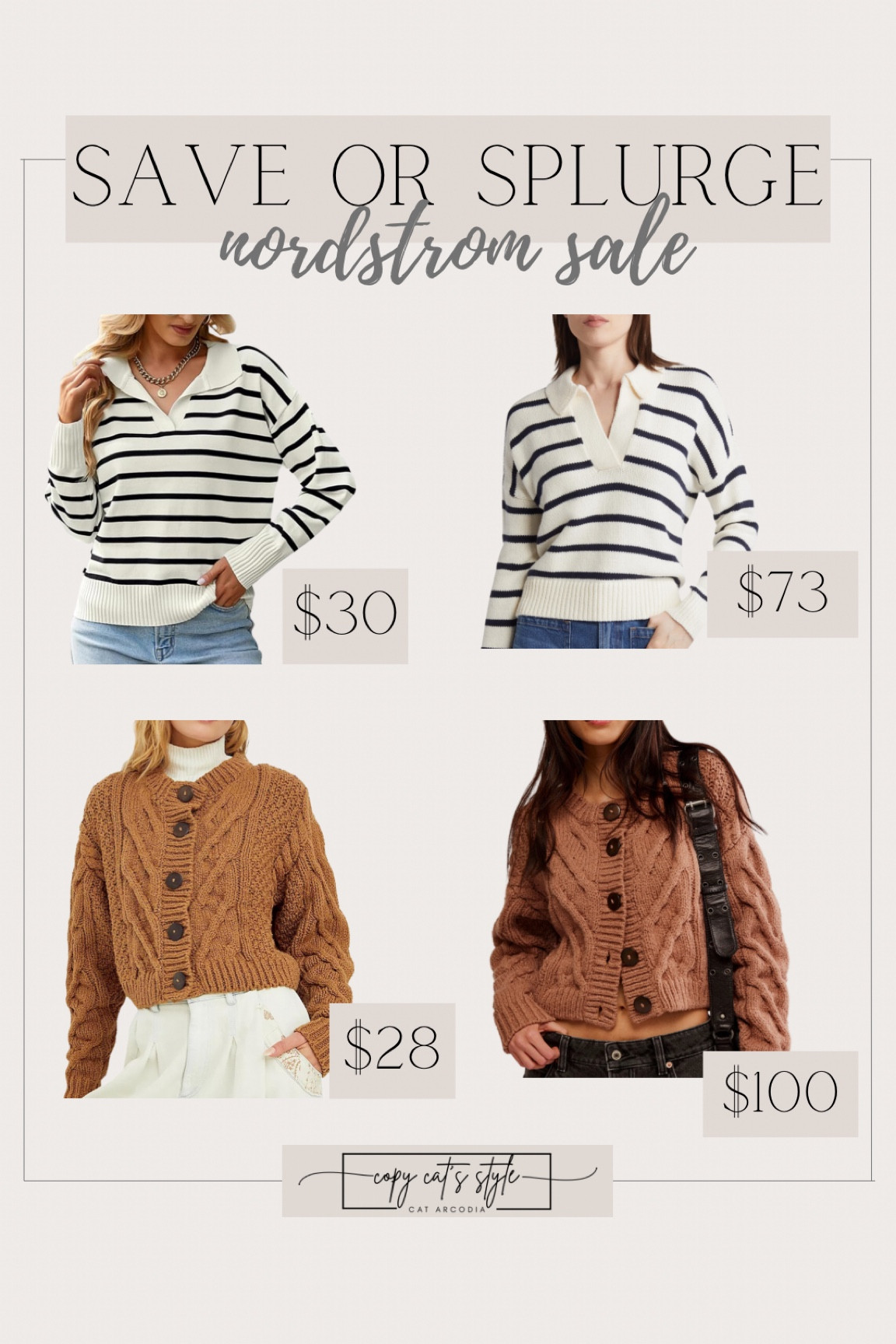 NSale striped sweater, button cardigan, Nordstrom look for less fashion finds, Amazon fashion

#LTKStyleTip #LTKSaleAlert #LTKxNSale