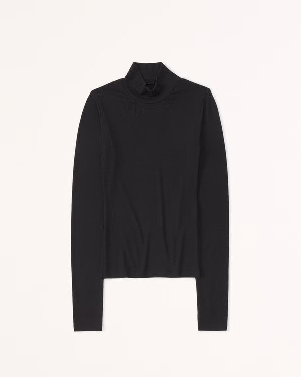 Long-Sleeve Mockneck Top | Abercrombie & Fitch (US)