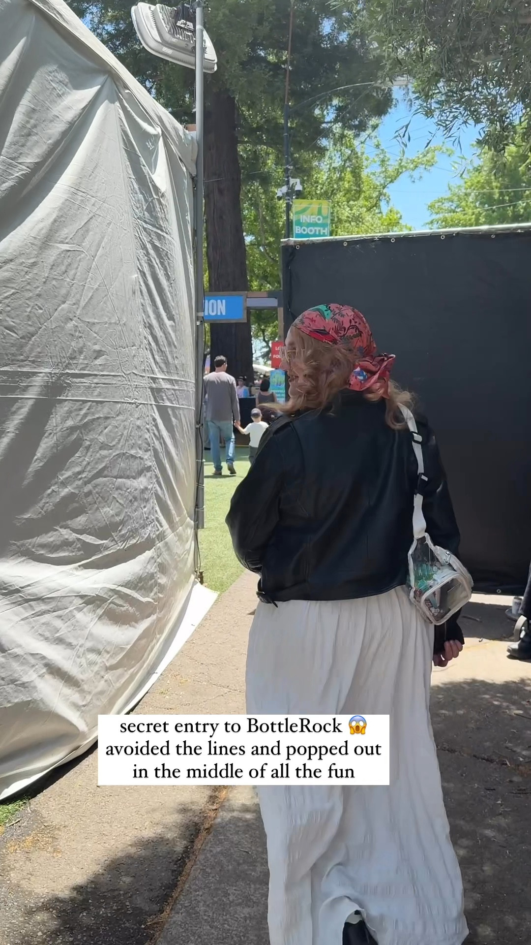 Because we had media passes at bottle rock music festival we got to use the guest services entrance, which is basically the super secret entrance to the festival. I felt so cool using this anyways this will stay three outfit. I love the way my leather jacket from Sezane looks with this two-piece set so fun.
#leatherjacket #sezane #bottlerock 

#LTKParties #LTKSummerEdit #LTKMidsize