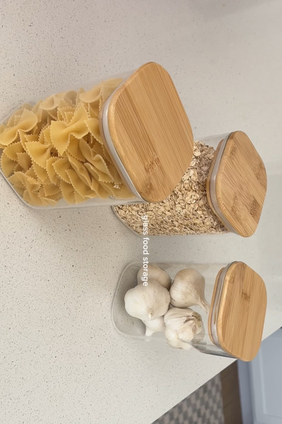 Glass storage containers 