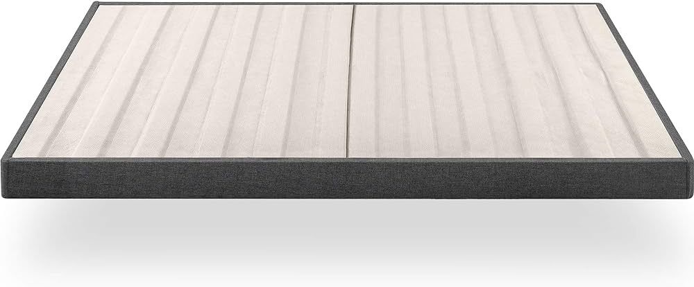 ZINUS Upholstered Metal and Wood Box Spring / 4 Inch Mattress Foundation / Easy Assembly / Fabric... | Amazon (US)