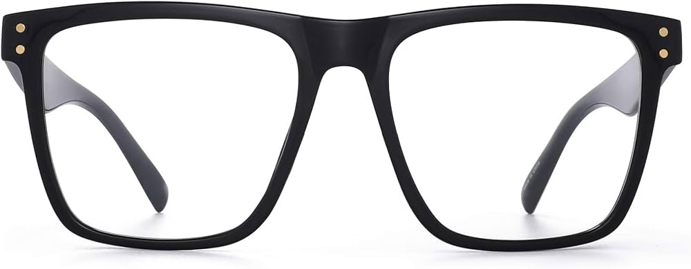 GLINDAR Blue Light Blocking Glasses for Women Men Oversized Square Computer Glasses Reduce Eye St... | Amazon (US)
