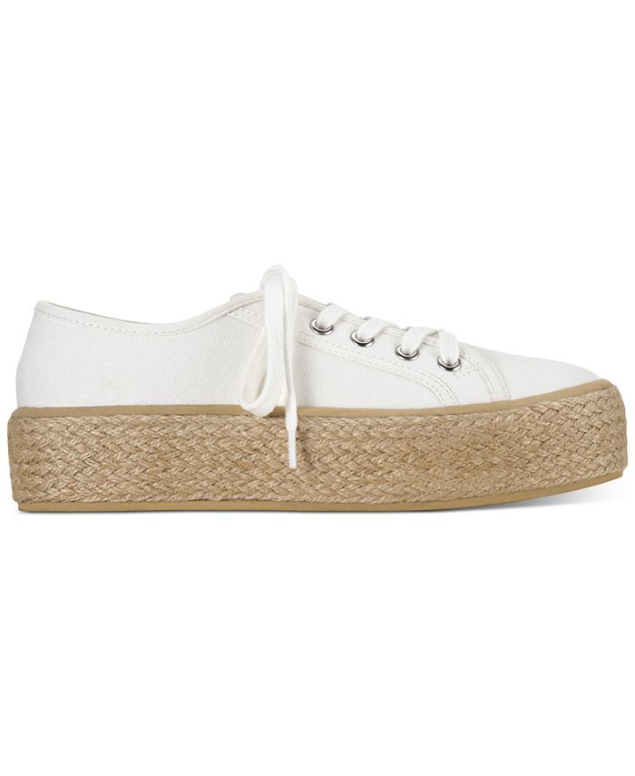 Sun + Stone Indiigo Lace-Up Espadrille Sneakers, Created for Macy's & Reviews - Athletic Shoes & ... | Macys (US)