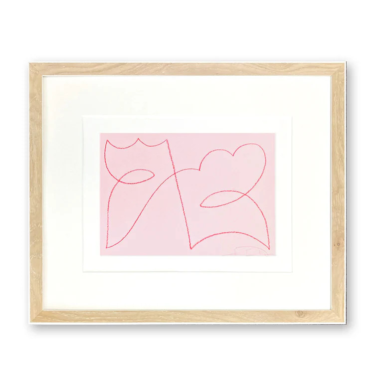 Pink Map by Kayce Hughes | Mintwood Home