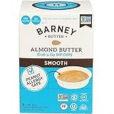 BARNEY Almond Butter Dip Cups, Smooth, No Stir, Non-GMO, Skin-Free, Paleo Friendly, KETO, 1 Ounce Cu | Amazon (US)