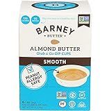 BARNEY Almond Butter Dip Cups, Smooth, No Stir, Non-GMO, Skin-Free, Paleo Friendly, KETO, 1 Ounce Cu | Amazon (US)