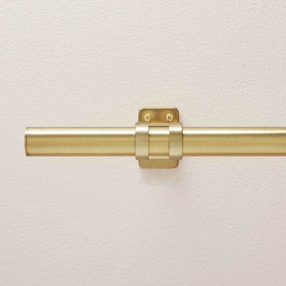 Classic Steel Curtain Rod with Antiqued Brass Finish - Hearth & Hand™ with Magnolia | Target