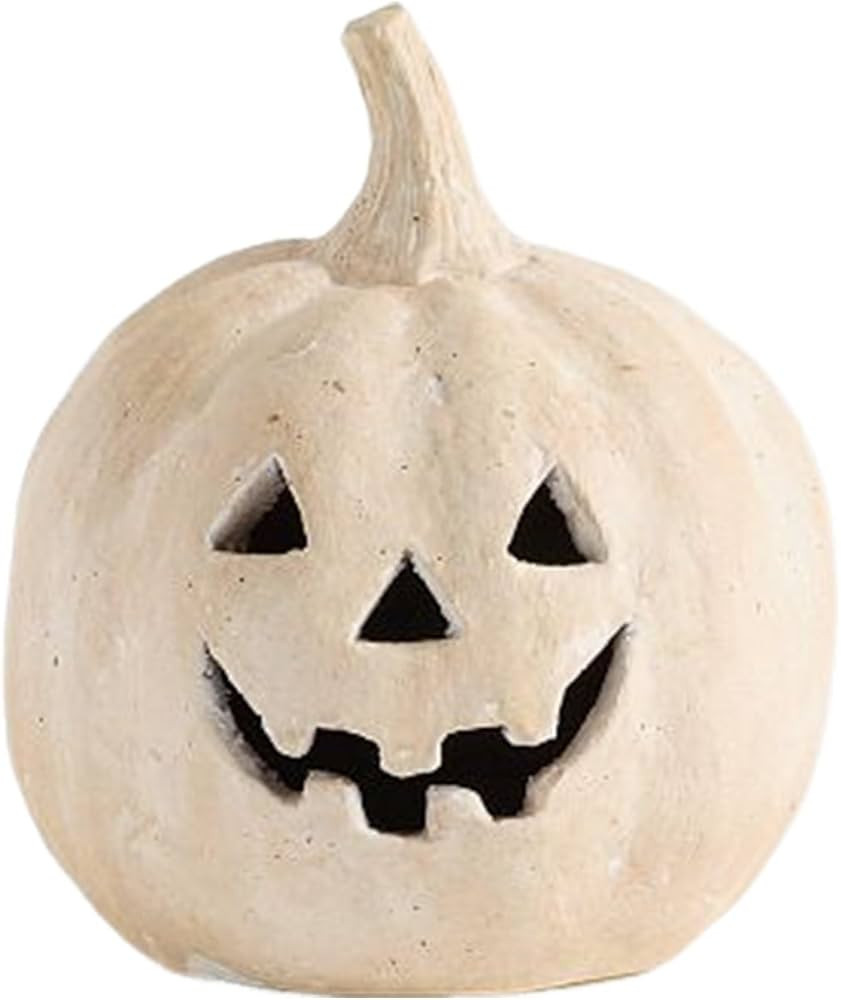 Fall Decor - Halloween Decorations - Handmade Pumpkin Jack O' Lantern Outdoor Indoor - Cute Hallo... | Amazon (US)