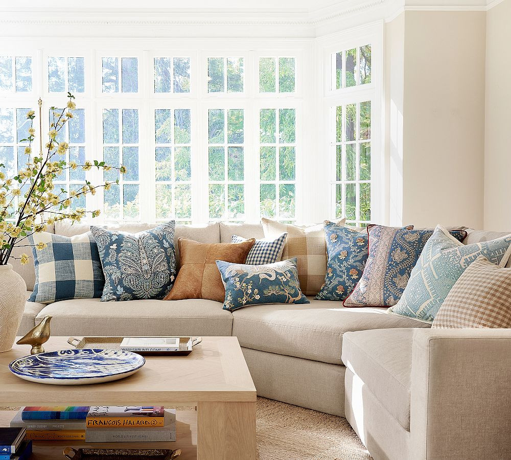 Ellsworth Reversible Printed Pillow | Pottery Barn (US)