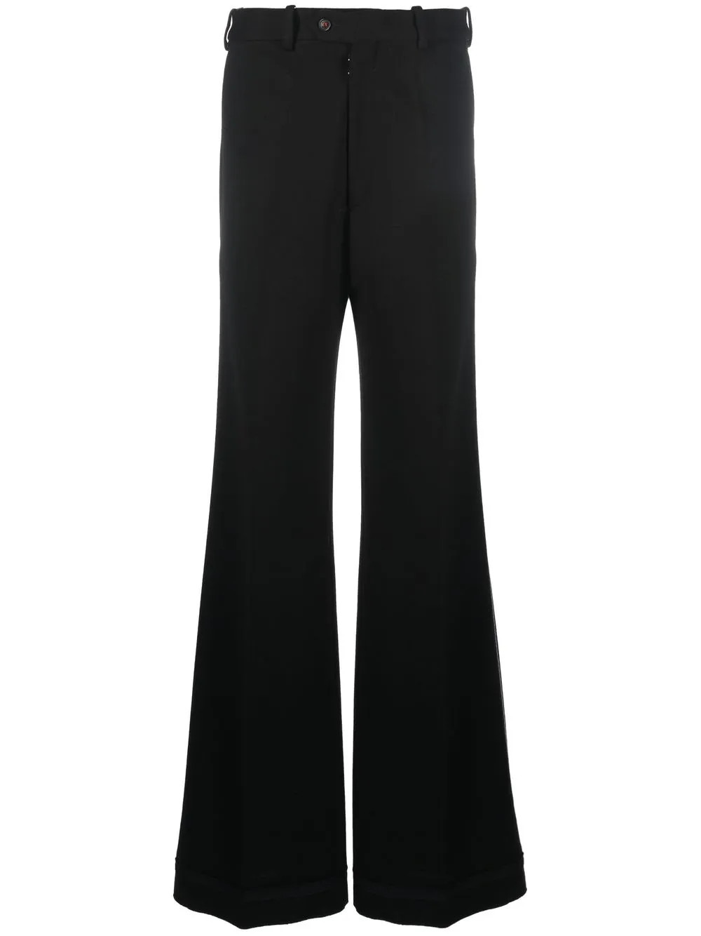 high-waisted wide-leg trousers | Farfetch Global