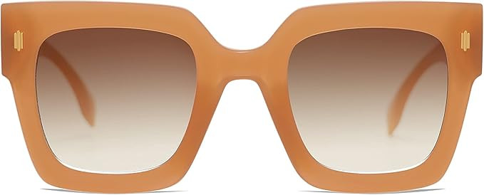 SOJOS Vintage Oversized Square Sunglasses for Women,Retro Womens Luxury Big Sun Glasses UV400 Pro... | Amazon (US)