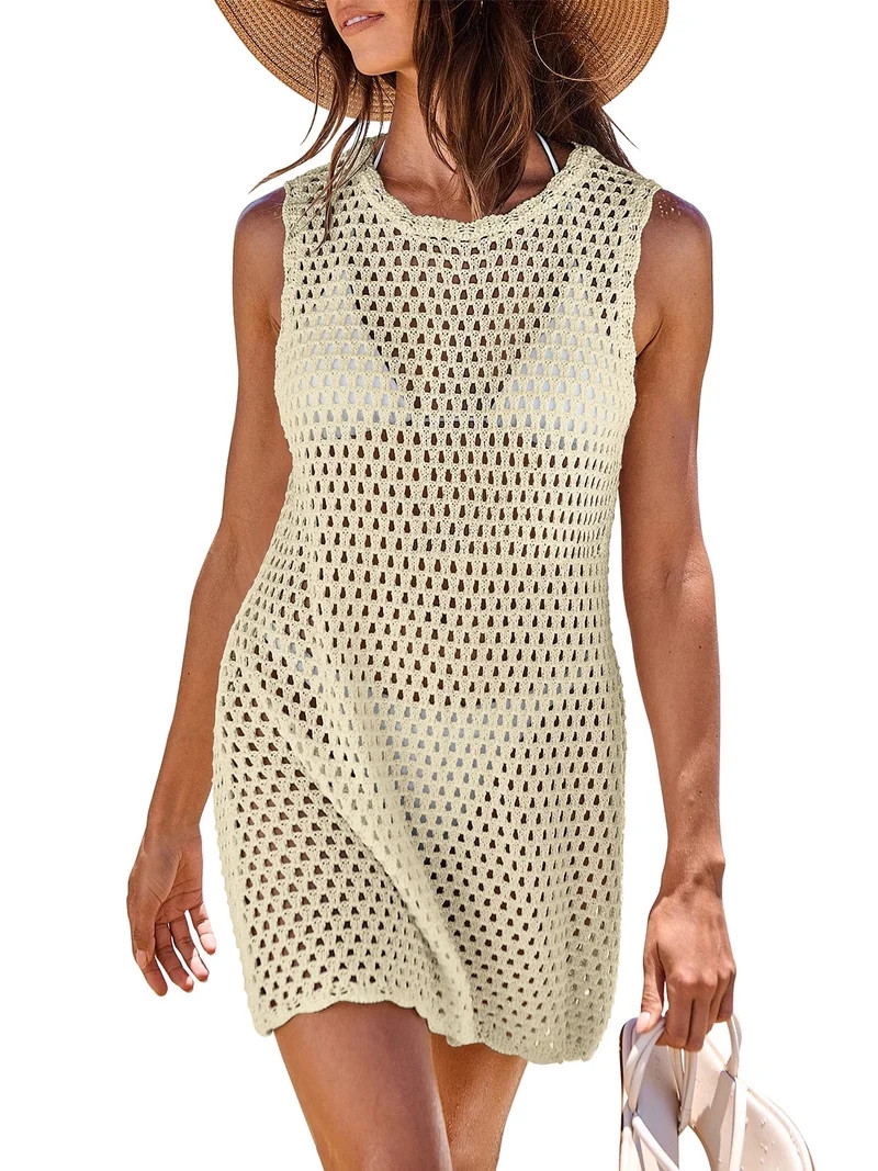 Luniro Women's Swimsuit Cover-ups Knit Crochet Swimwear Beach Bathing Suit Coverup Summer 2026 | Walmart (US)
