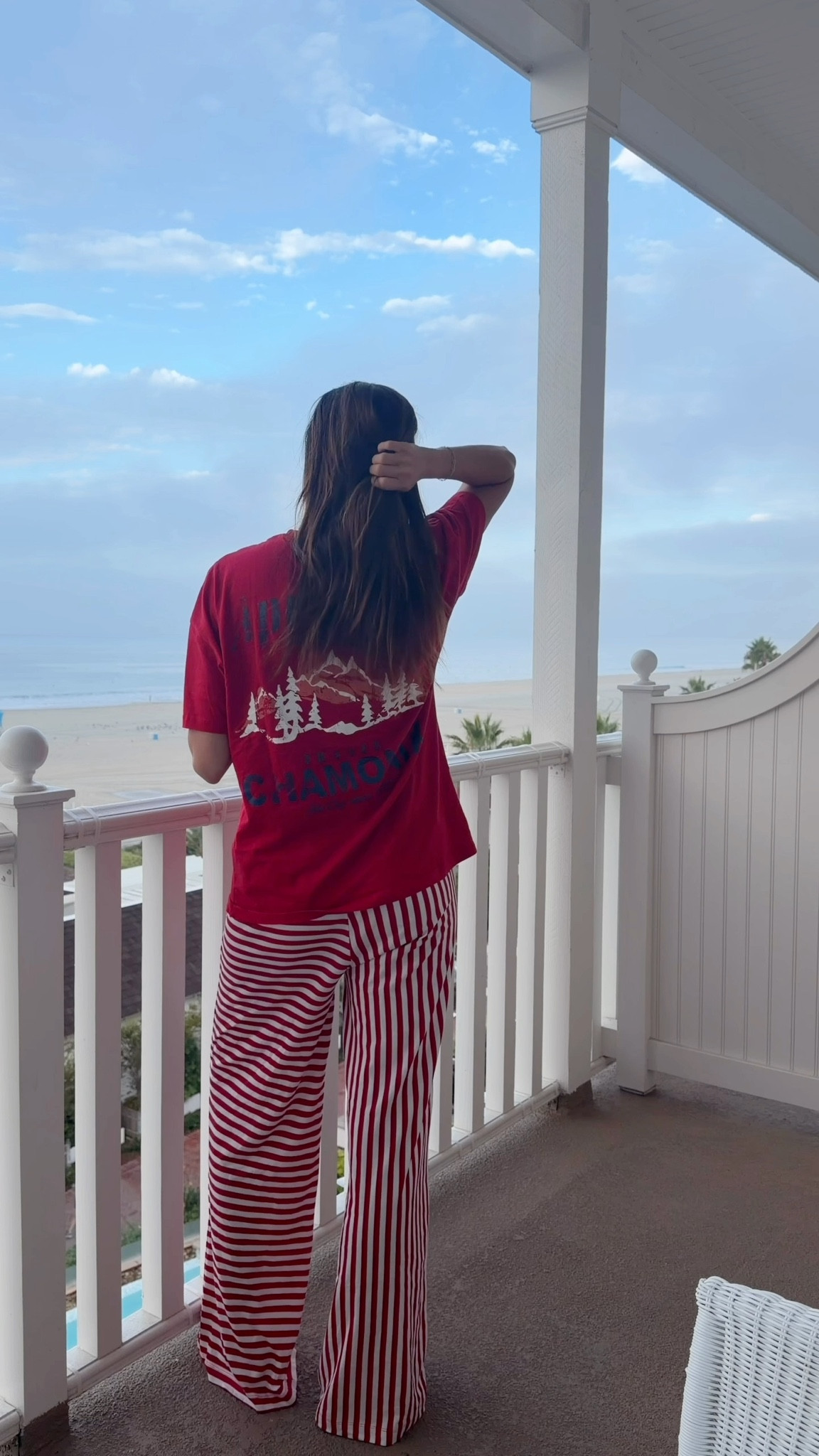 Can’t beat waking up at the beach! These pajama pants are so comfortable and I love how the stripes are going different directions! The shirt and pants come as a set and you could definitely mix and match them! The pants would be great for the holidays with a festive oversized tee! I am wearing the TALL option, but all are linked! 

#LTKFindsUnder50 #LTKStyleTip #LTKTall