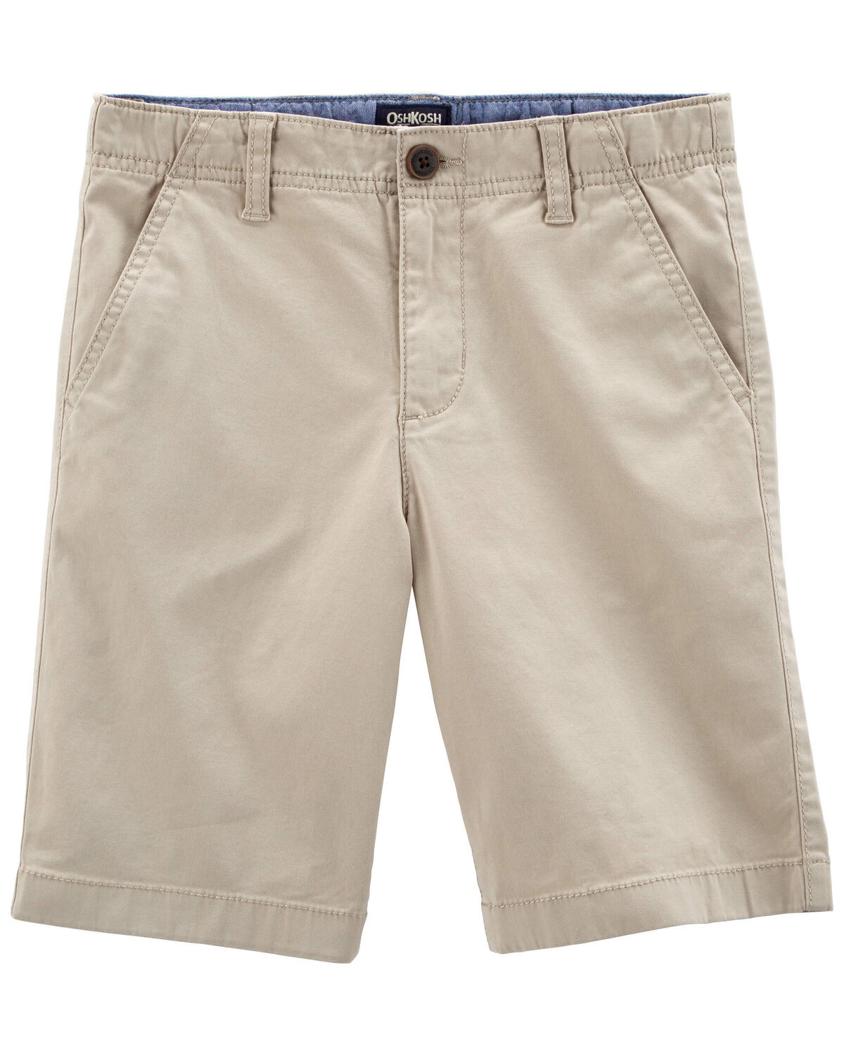 Khaki Kid Stretch Chino Shorts | carters.com | Carter's
