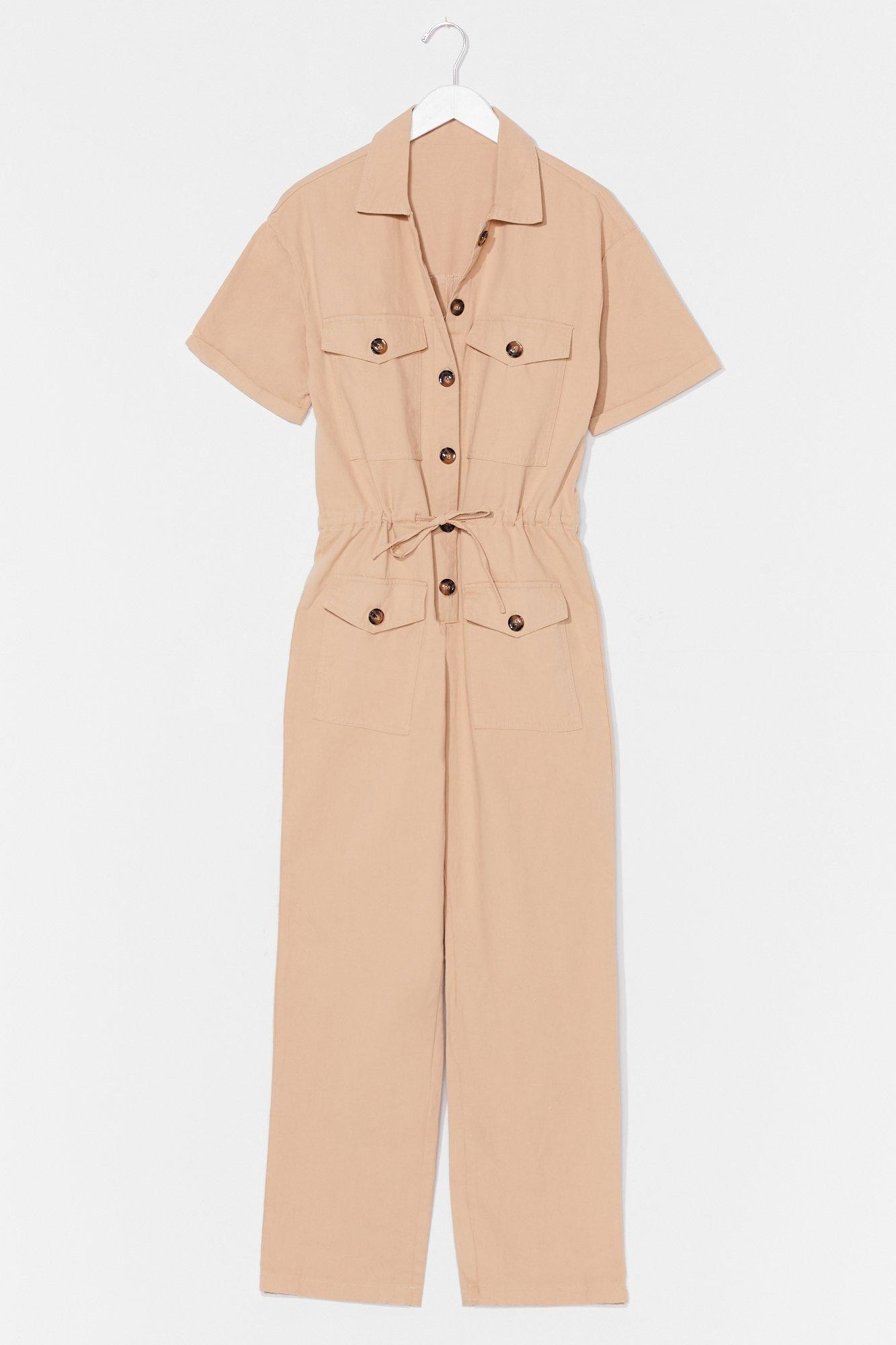 Like Button Wouldn't Melt Drawstring Boilersuit | NastyGal (US & CA)