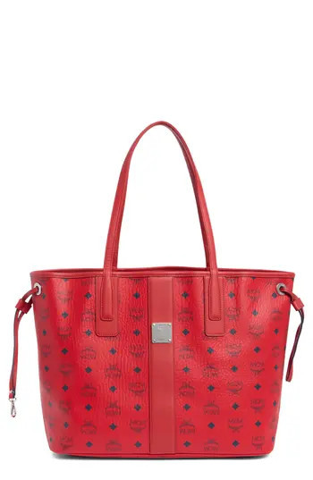 MCM Medium Liz Reversible Shopper in Candy Red at Nordstrom Rack | Nordstrom Rack