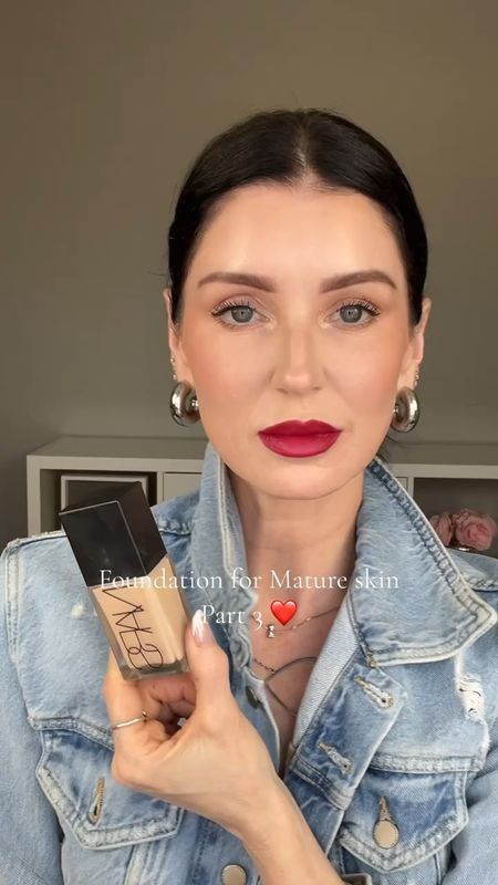 Nars light reflecting foundation is the perfect mature skin foundation. It’s great for all skin types! My summer shade is Mont Blanc & self tan shade is Patagonia 💕 lipstick is makeup by Mario - Kristen & liner is Kelley 

#LTKVideo #LTKbeauty #LTKover40