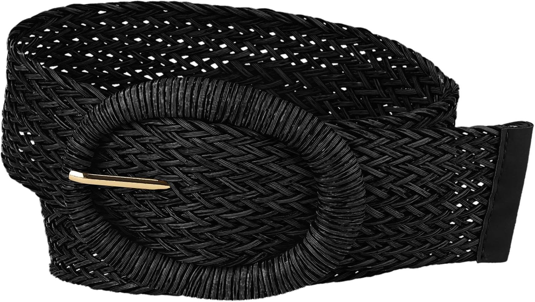 Allegra K Womens Woven Belts Wide Waist Belts for Dress Decor Adjustable | Amazon (US)