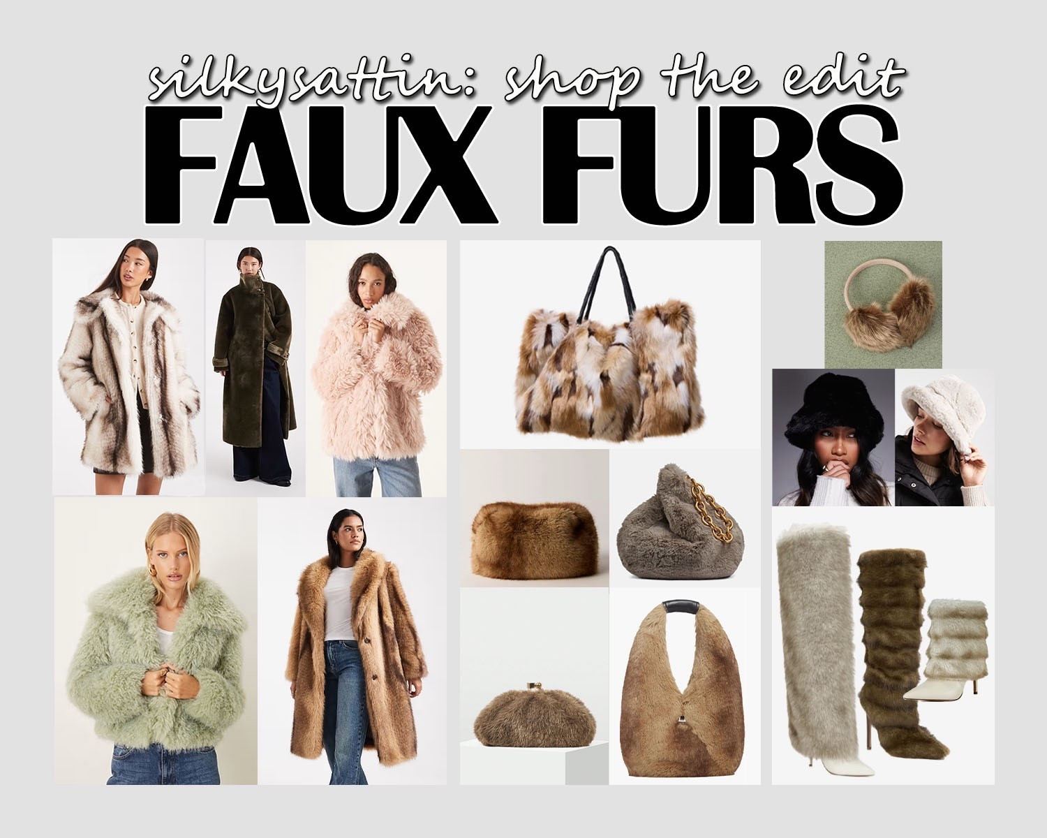Shop the Edit: Faux Furs

Time to dust off the winter faux furs, or better yet, just buy an entire new wardrobe! Get ready for the winter season in these looks. 

#faux #fur #shearling #sheepskin #fox #mink #wool #teddycoat #fall #winter 

#LTKSeasonal #LTKSaleAlert #LTKStyleTip