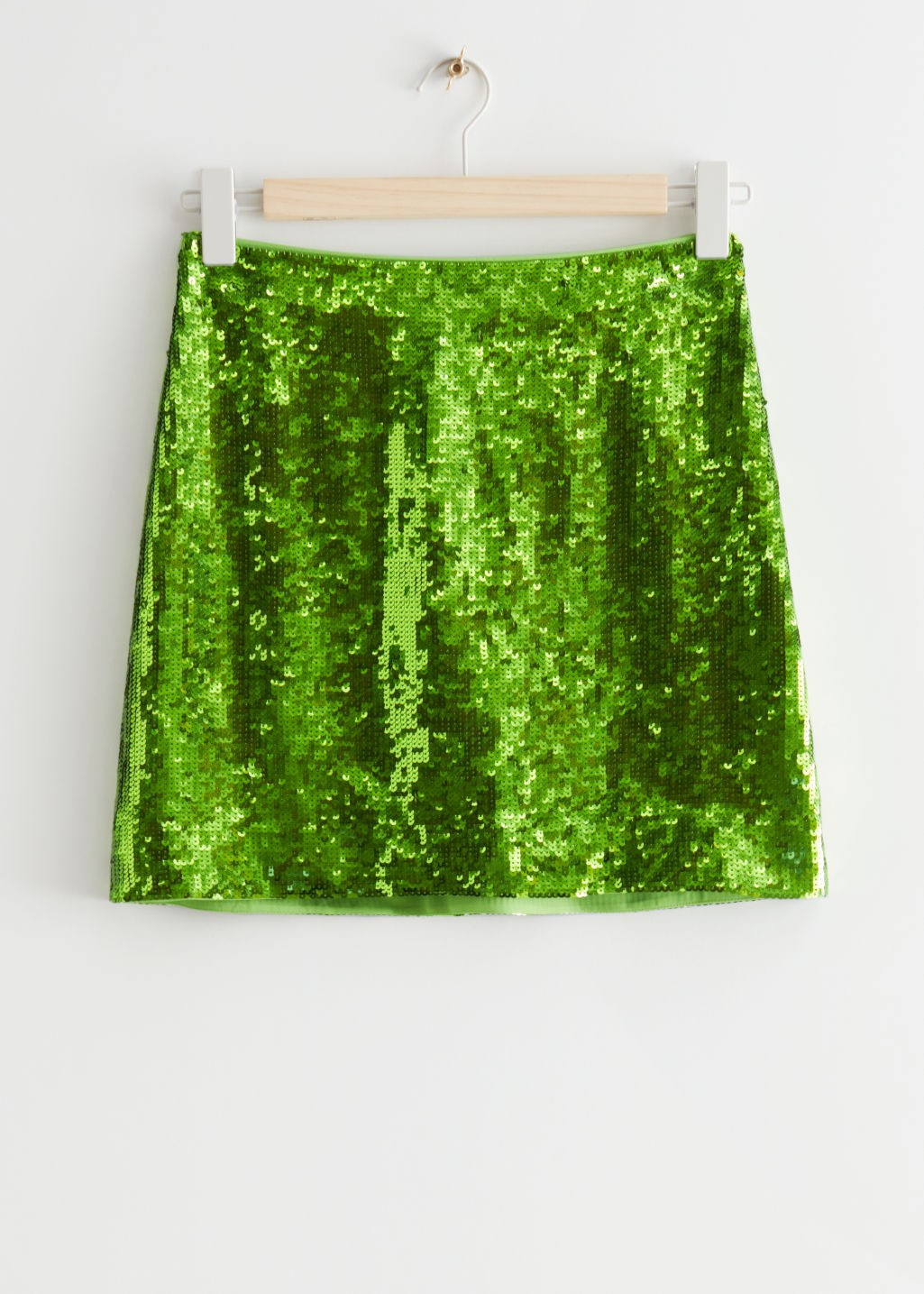Mini Sequin Skirt - Green | & Other Stories US