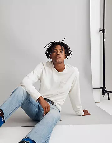 Relaxed Long-Sleeve Tee | Madewell