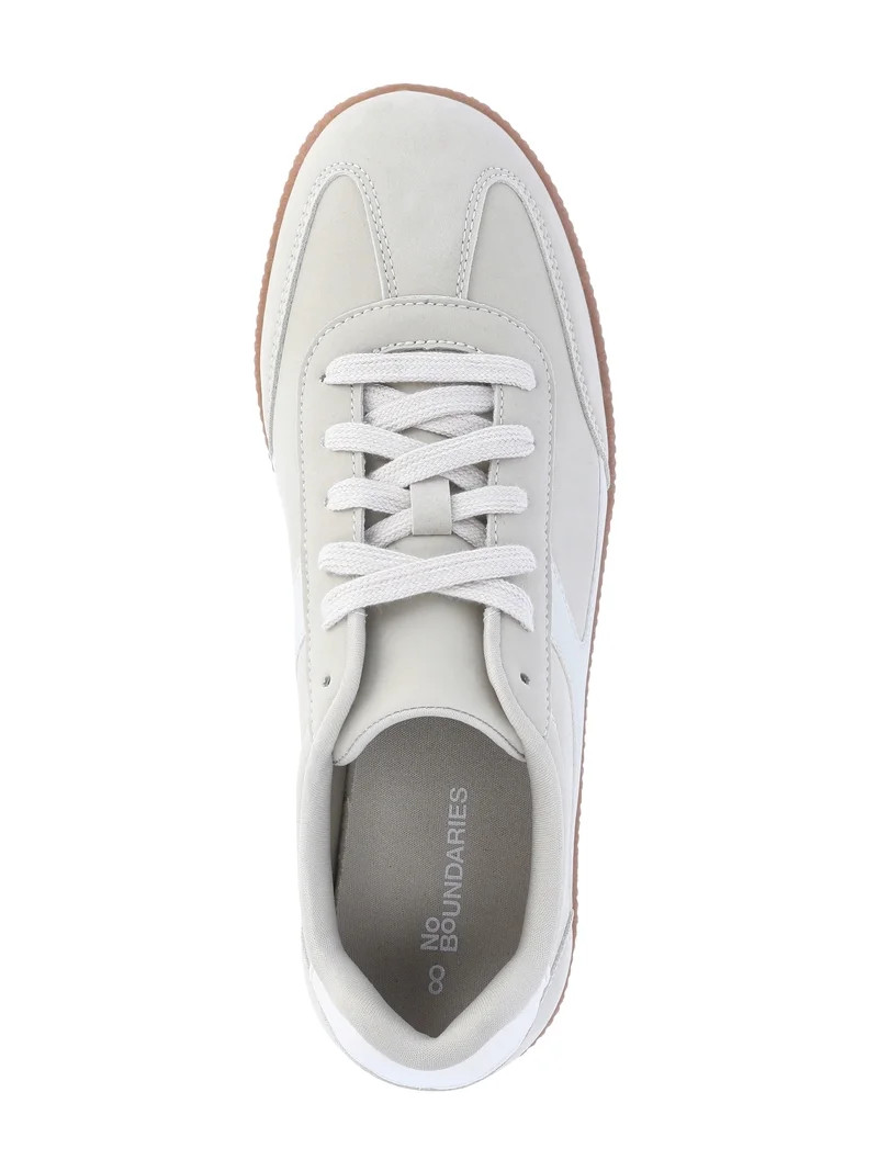 No Boundaries Women's Lace Up Sport Sneakers, Wide Width Available | Walmart (US)