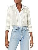 O A T NEW YORK Women's Regular Fitted Cropped Blazer, Comfortable & Stylish Sport Coat, Oat Gingham, | Amazon (US)