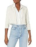 O A T NEW YORK Women's Regular Fitted Cropped Blazer, Comfortable & Stylish Sport Coat, Oat Gingham, | Amazon (US)