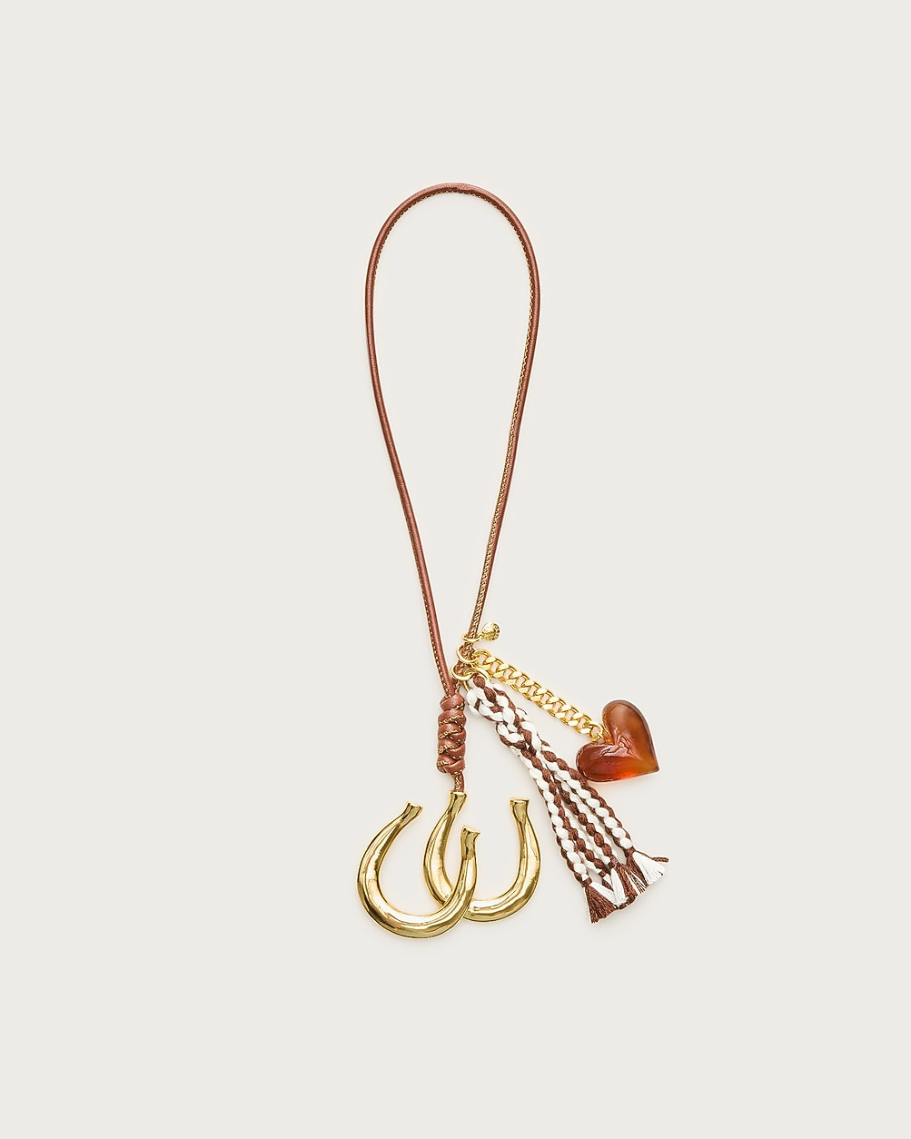 Beaded horseshoe bag charm | J. Crew US