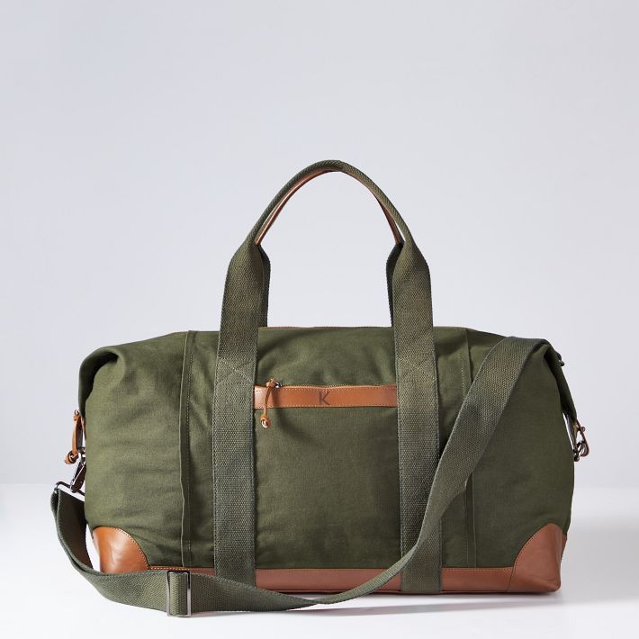Canvas and Leather Weekender | Mark and Graham