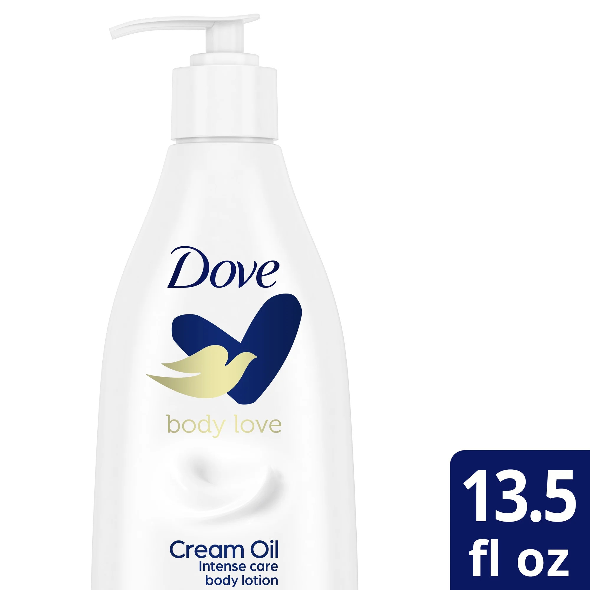 Dove Body Love Cream Oil Intense Care Body Lotion 13.5 fl Oz - Walmart.com | Walmart (US)