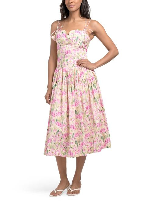 Midi Floral Dress | TJ Maxx