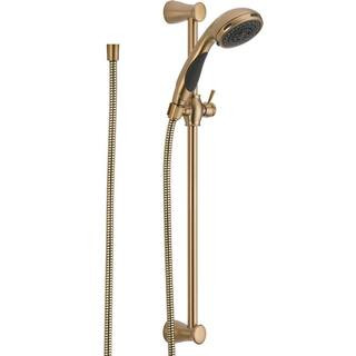 Delta 3-Spray Slide Bar Hand Shower in Champagne Bronze 57014-CZ - The Home Depot | The Home Depot