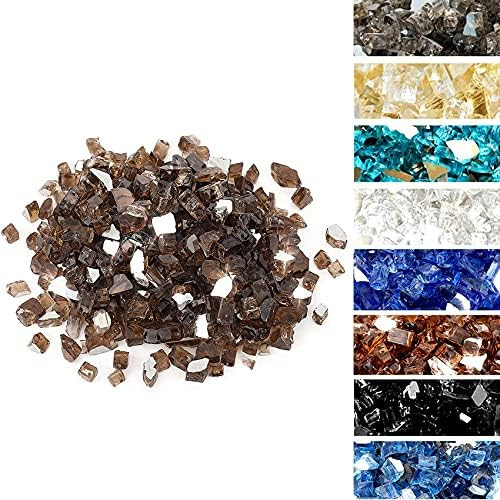 Skyflame High Luster 10-Pound Fire Glass for Fire Pit Fireplace Landscaping, 1/2-Inch Copper Refl... | Amazon (US)