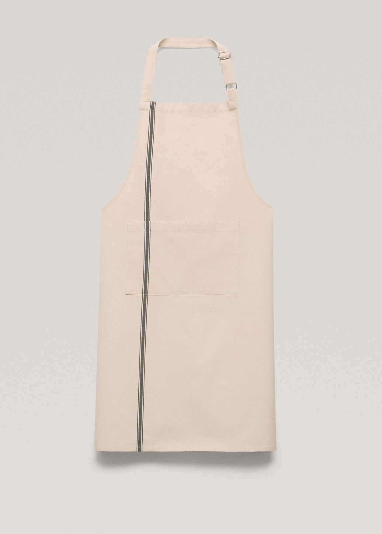 100% cotton apron with stripe detail - Home | MANGO USA | Mango (US/MX/AU)