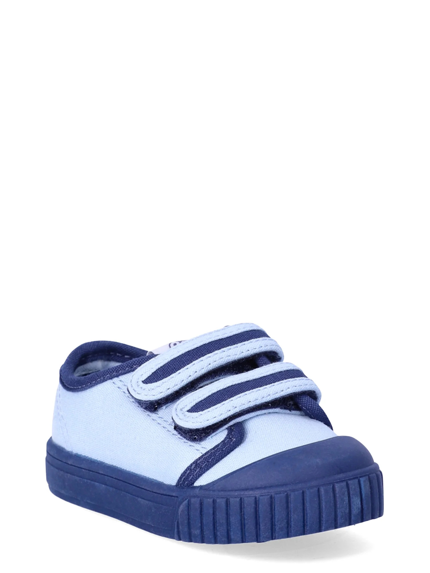 Wonder Nation Baby Two-Strap Bump Toe Sneakers | Walmart (US)