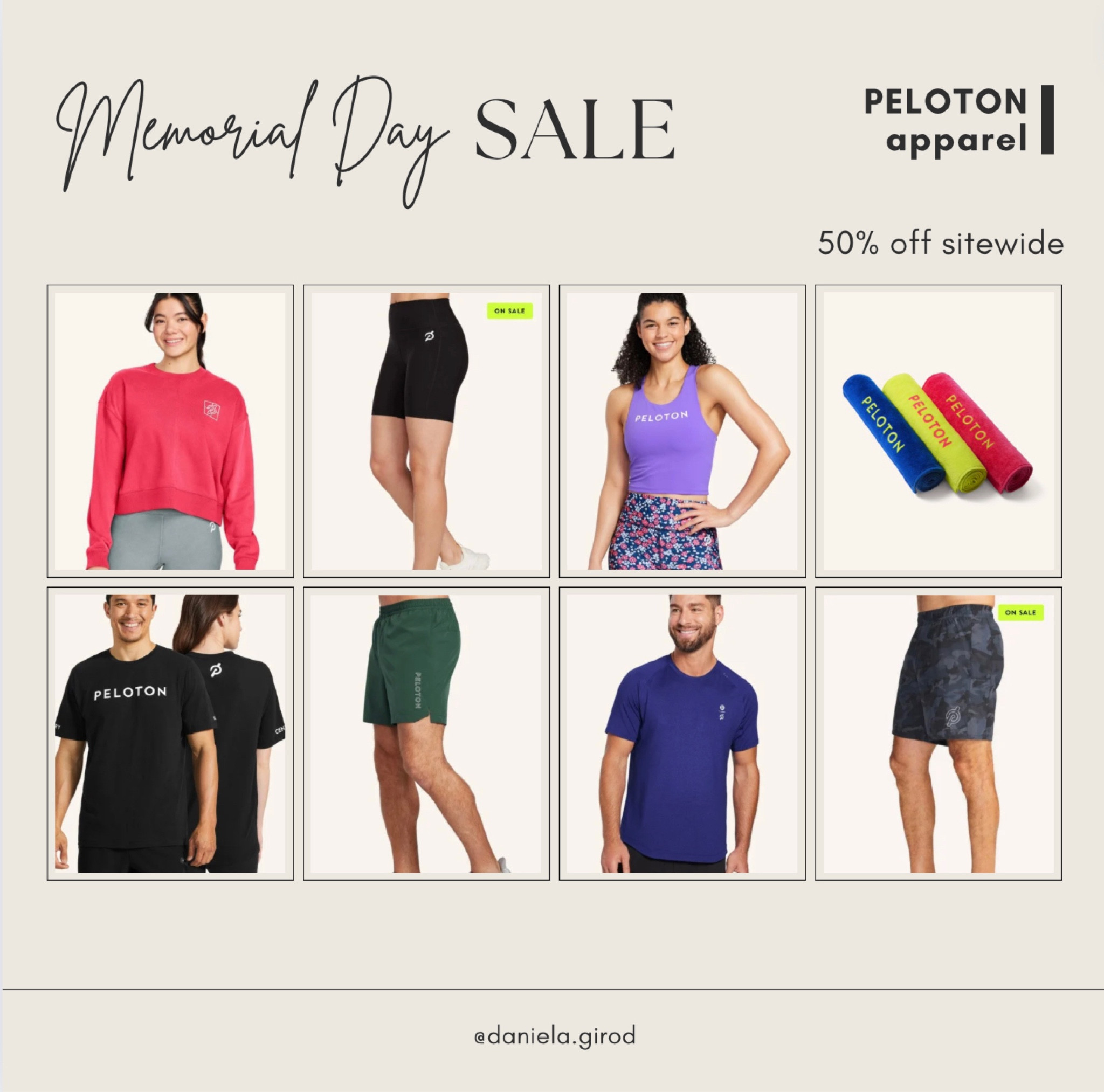 Memorial Day SALE! Peloton X Lululemon looks 50% off
Top Picks! 

#lululemon #athleisure #workoutclothes #fitness #peloton #memorialday #LTKunder100 #LTKfitness #LTKstyletip #memorialdaysale

#LTKsalealert #LTKActive #LTKSeasonal
