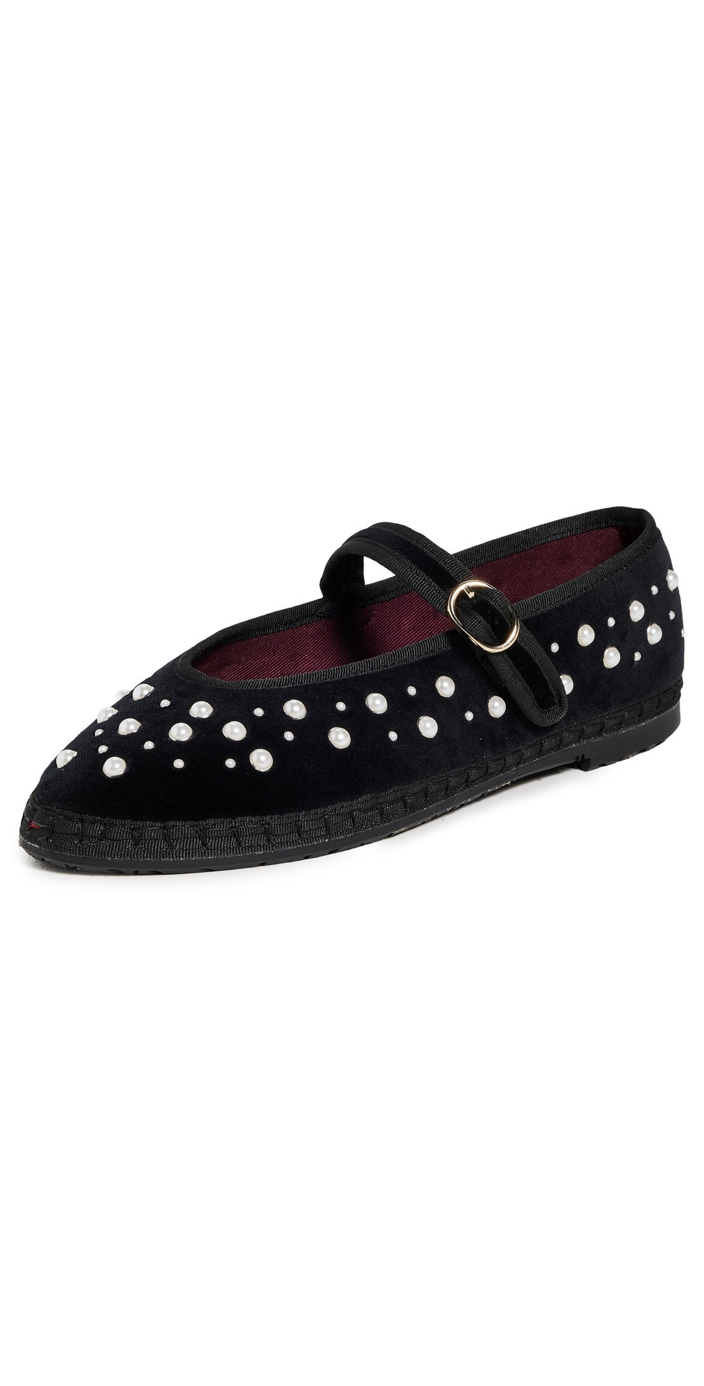 Flabelus Flabelus x Sea NYC Pearl Mary Jane Flats Pearl 39 | Shopbop