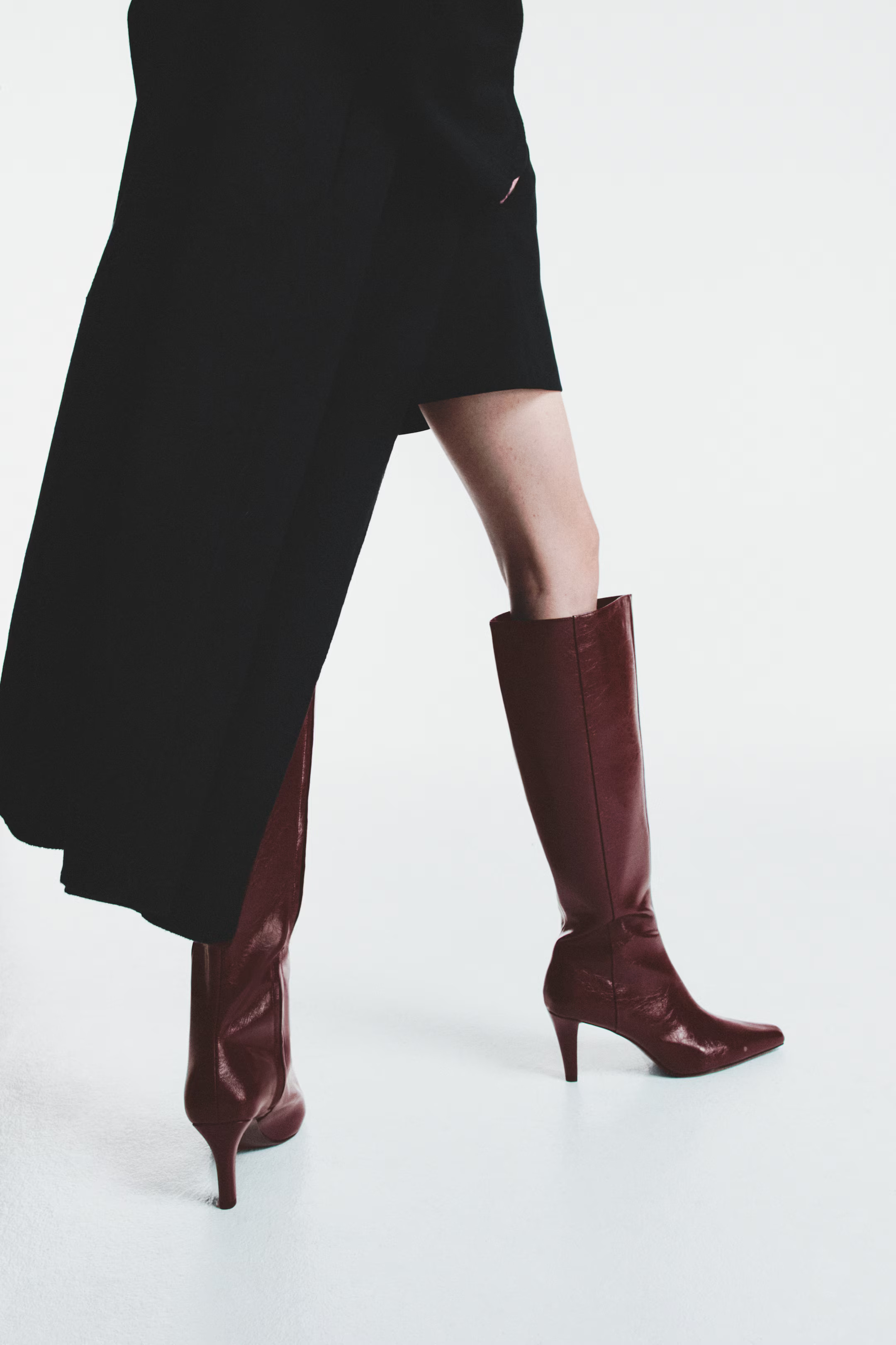 Heeled Knee-High Boots | H&M (US + CA)